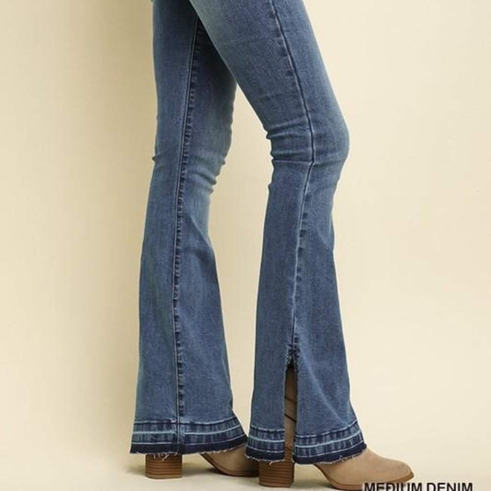 Umgee Flare Leg Denim